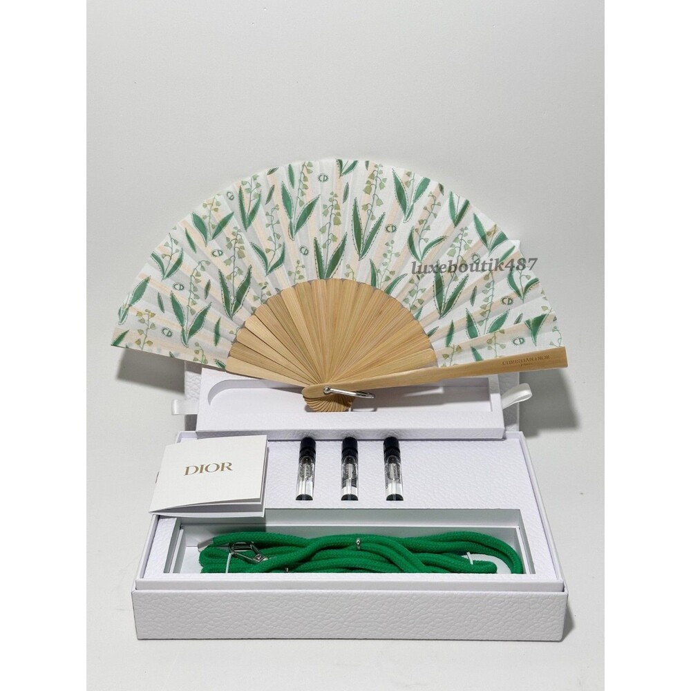 Dior Beauty Lily of the Valley Mini Folding Fan Gift Set